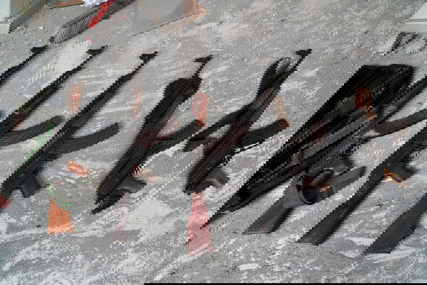 מחסן אמצעי הלחימה שנתפס