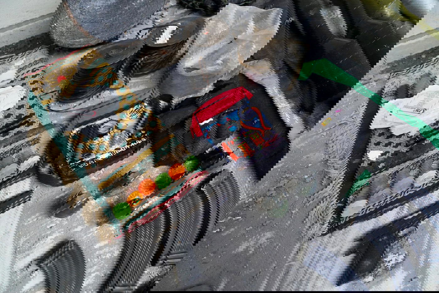 מחסן אמצעי הלחימה שנתפס