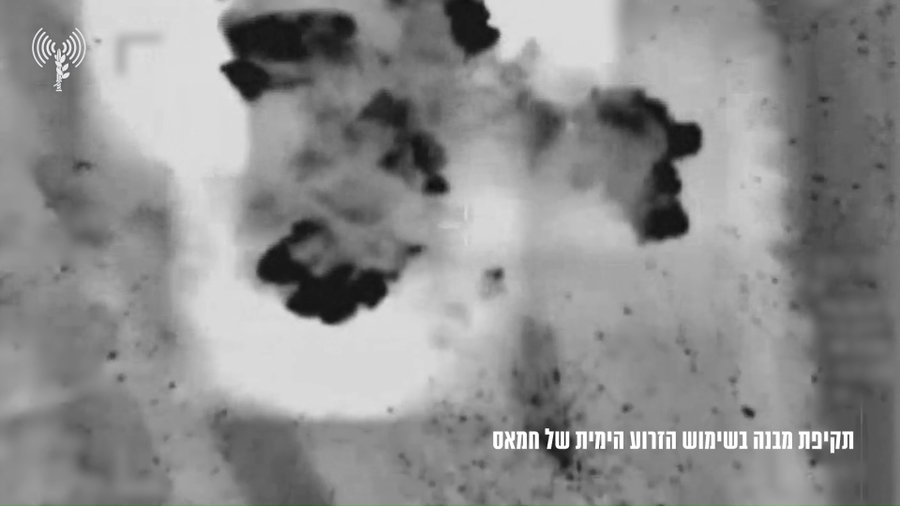 תיעוד מתקיפות צה"ל ברצועה