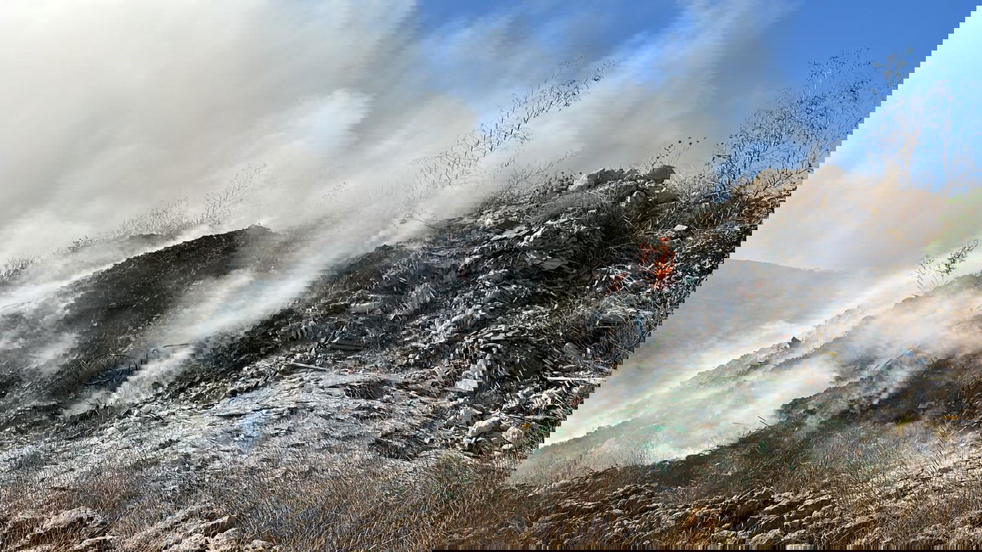 השריפה ברנתיס הבוקר