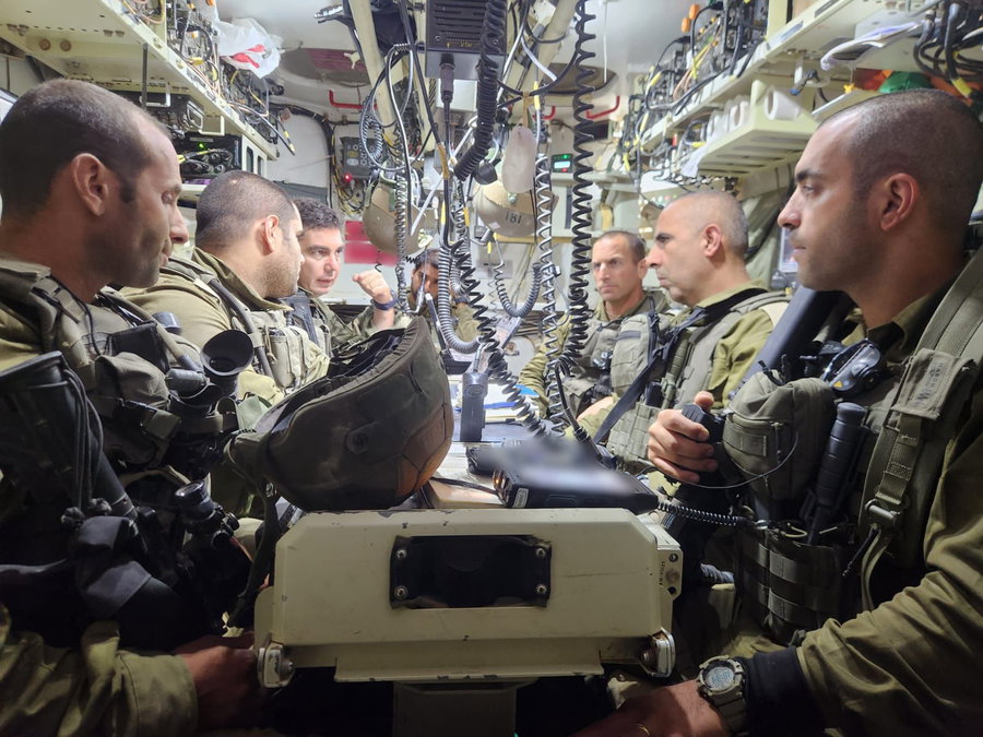 כוחות צה"ל בהערכת מצב ברצועת עזה