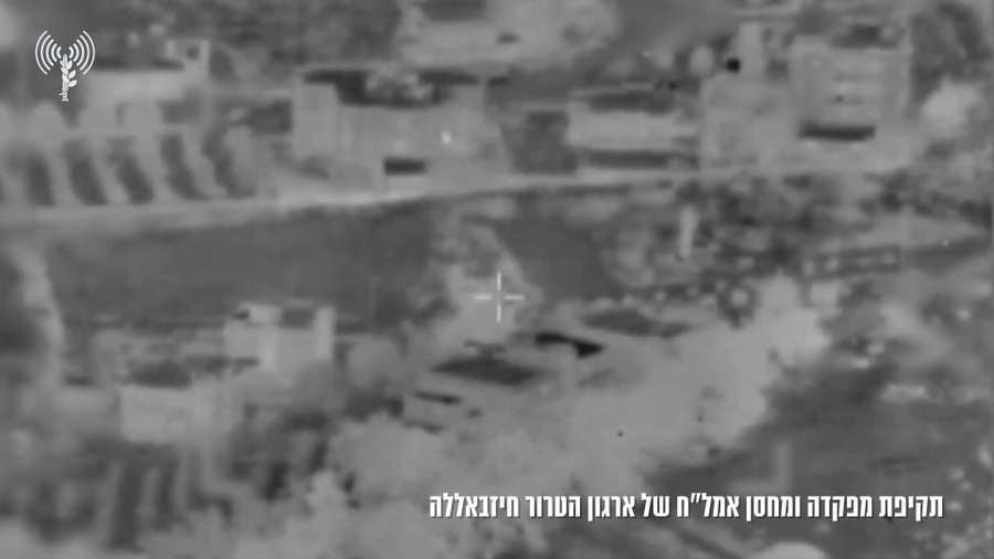 תיעוד מתקיפת צה"ל בדרום לבנון