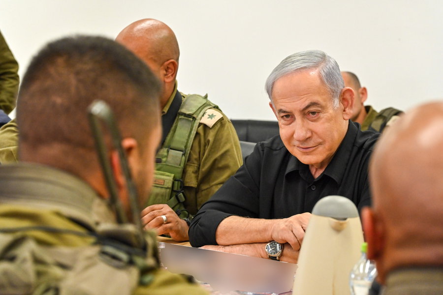 נתניהו בגדוד הבדואי