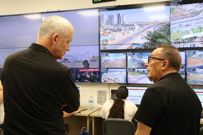 השר גנץ בדרום