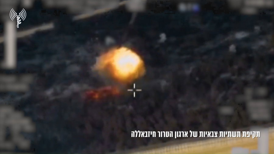 תקיפת מטרות חיזבאללה בלבנון