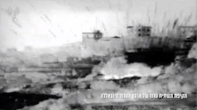 תיעוד אש: פצצה על חוליית המחבלים - שמחוסלים במקום