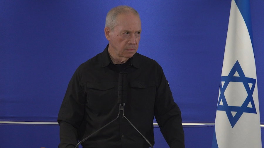 הצהרת שר הביטחון יואב גלנט