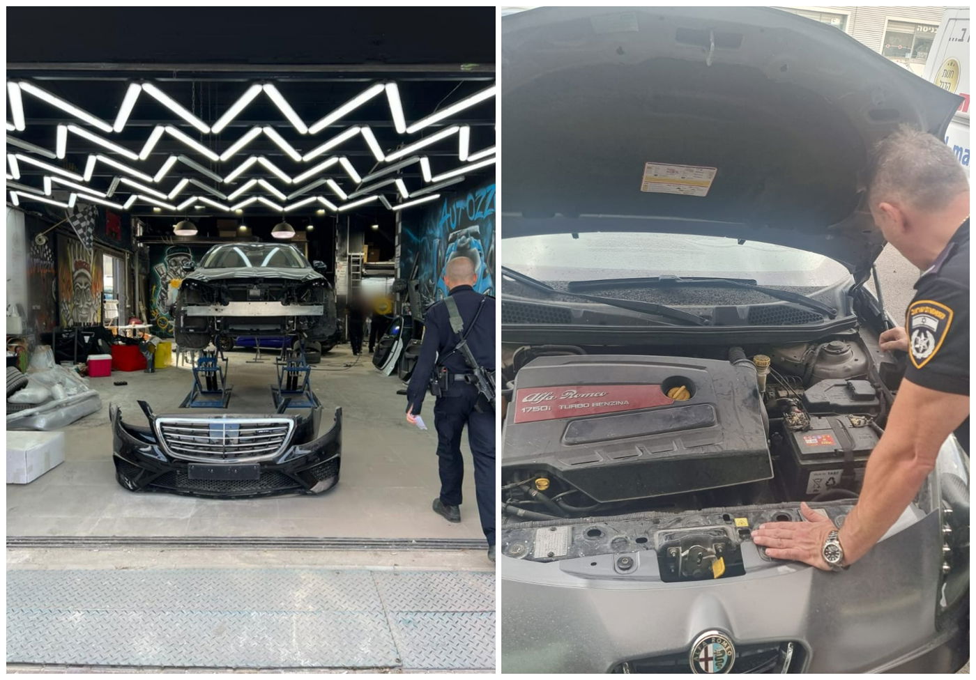 המוסך שנתפס