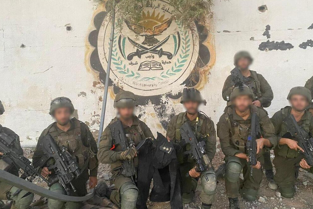 לוחמי גולני ב'מכללה ללוחמים' של חמאס