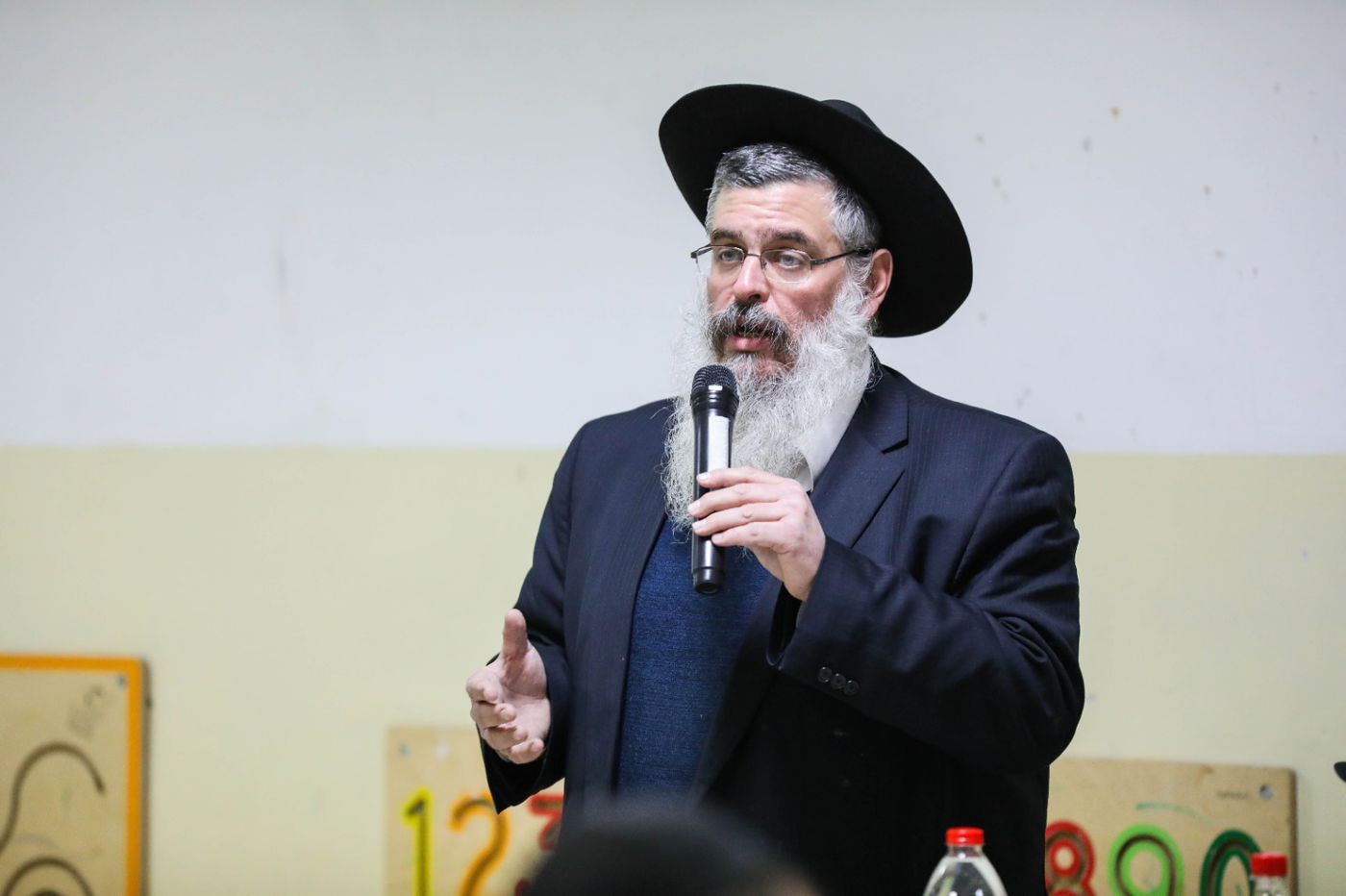 הרב לפידות ז"ל נושא דברים למלמדי התלמוד תורה