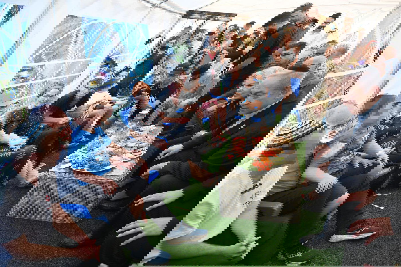 נתניהו עם משפחת לייטר