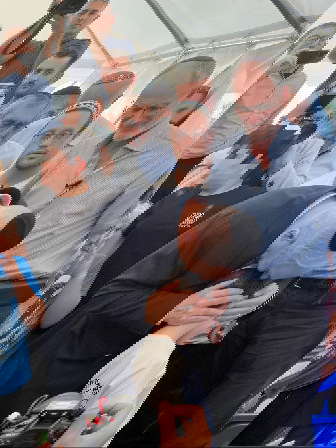 נתניהו עם משפחת לייטר 