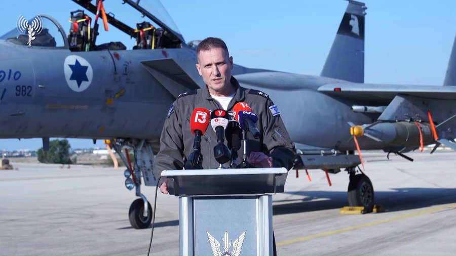 צפו בהצהרת מפקד חיל האוויר 