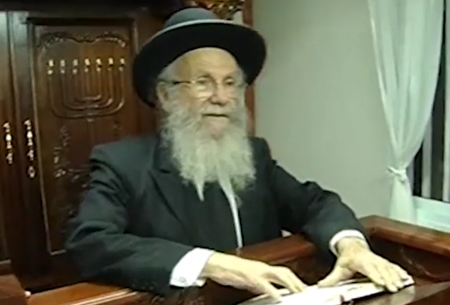 הביקור של הגאון הצדיק רבי יעקב אדלשטיין זצ"ל בחברון - והוורט לפרשת 'תולדות'