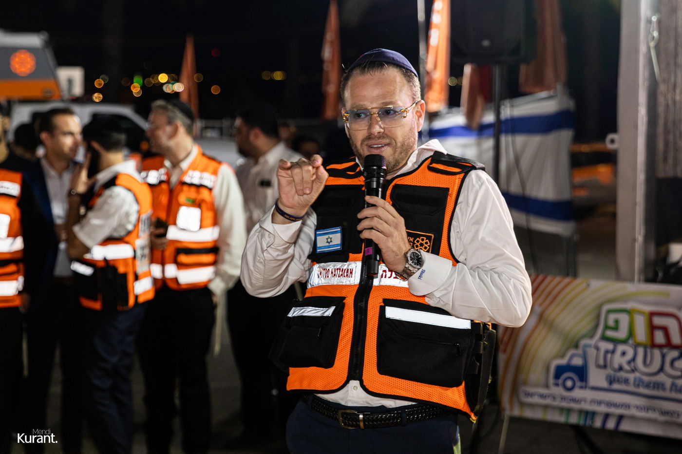 ערב הגיבוש והחיזוק למאות המתנדבים שפעלו בזירות הקשות