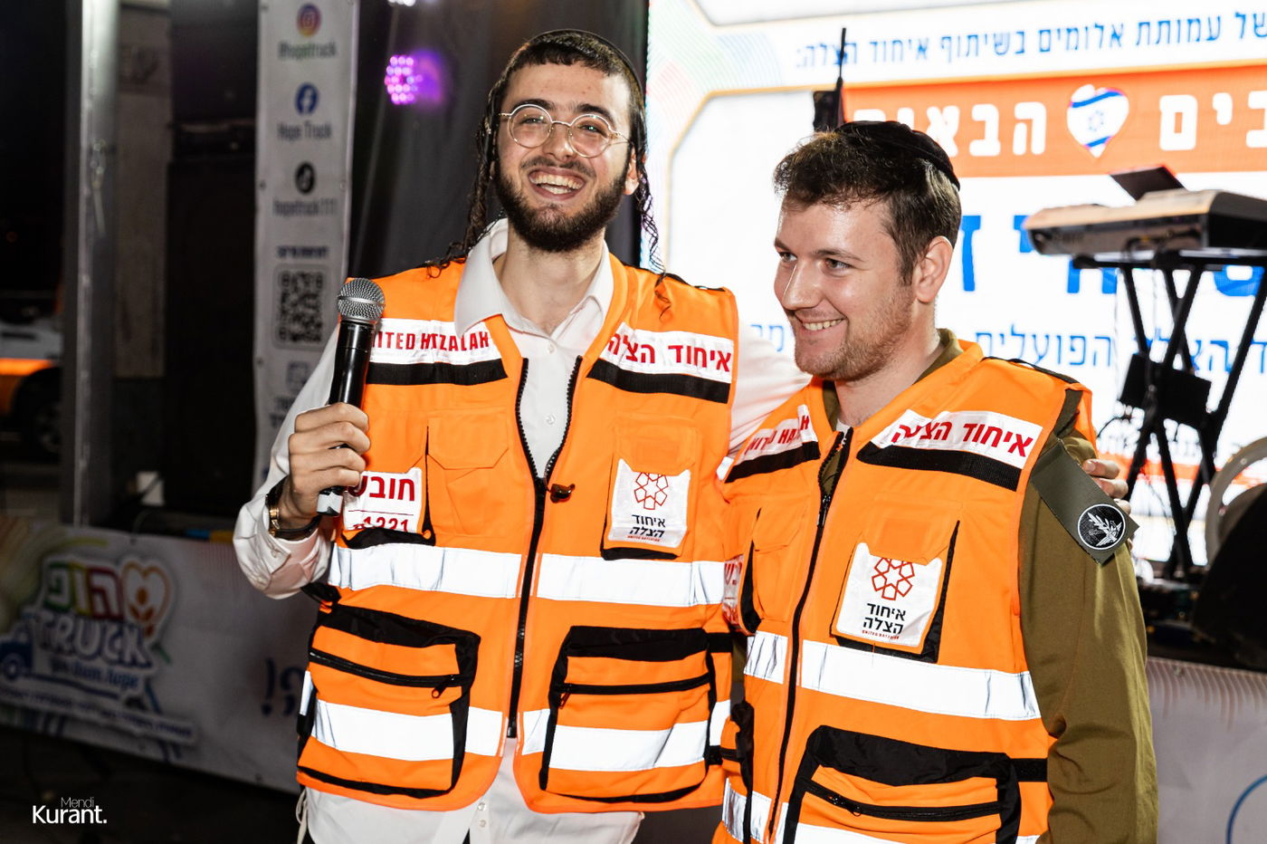 ערב הגיבוש והחיזוק למאות המתנדבים שפעלו בזירות הקשות