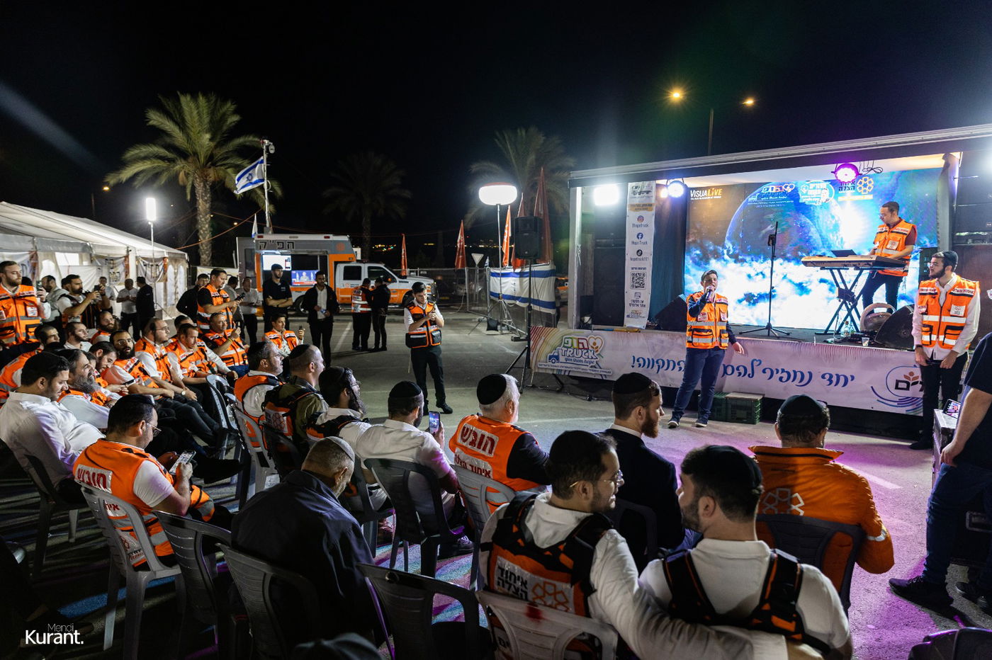 ערב הגיבוש והחיזוק למאות המתנדבים שפעלו בזירות הקשות