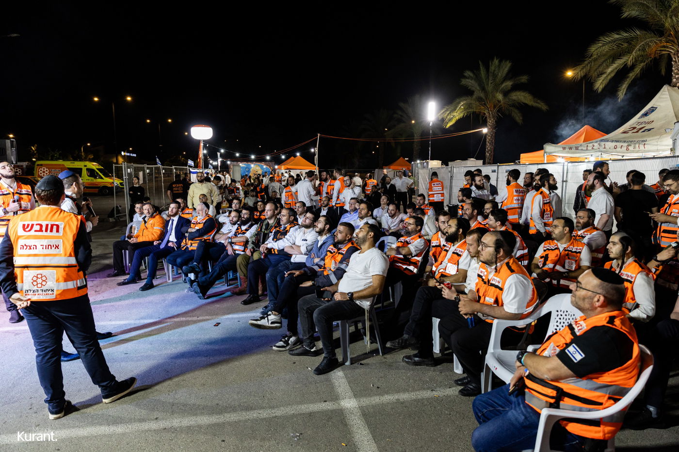 ערב הגיבוש והחיזוק למאות המתנדבים שפעלו בזירות הקשות