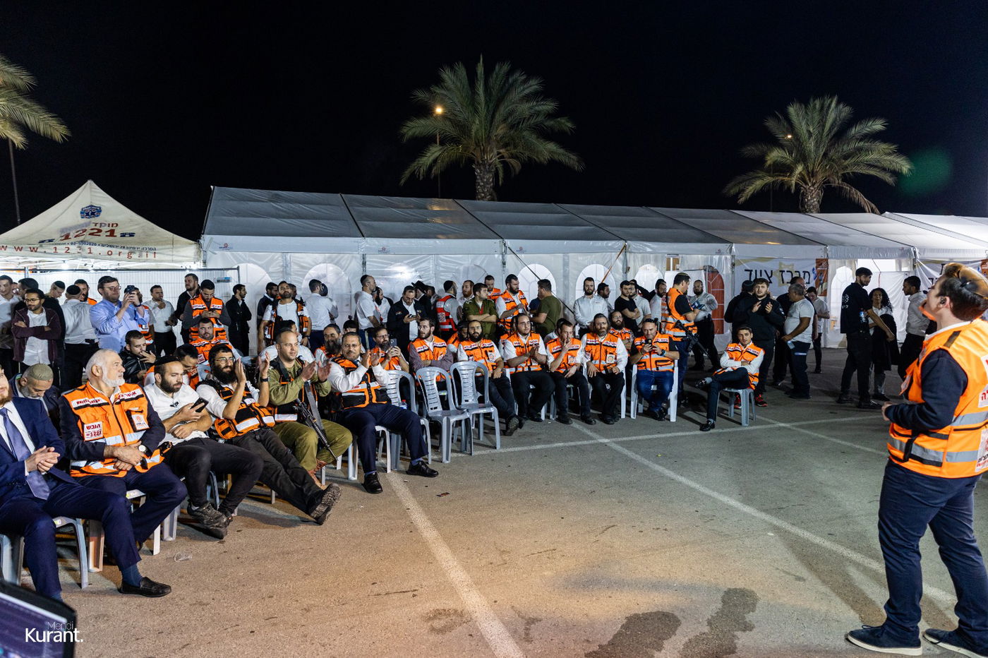 ערב הגיבוש והחיזוק למאות המתנדבים שפעלו בזירות הקשות