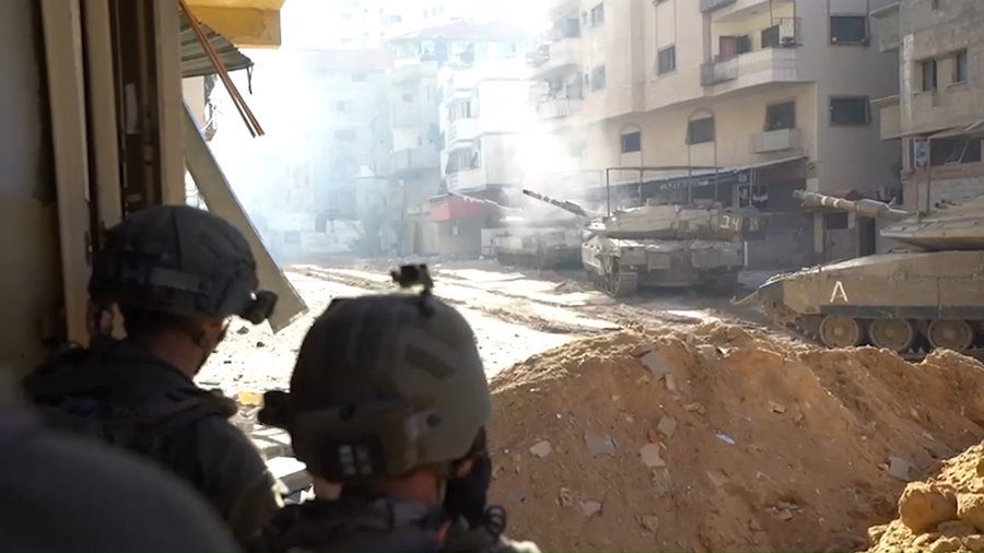 פעילות צוות הקרב החטיבתי של חטיבת הצנחנים בשכונת רימאל - העיר עזה