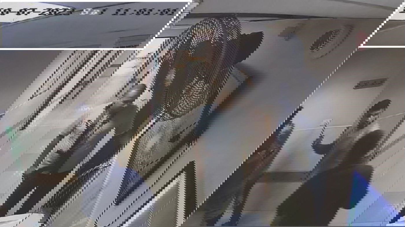 המחבלים עם החטופים בבית החולים שיפא