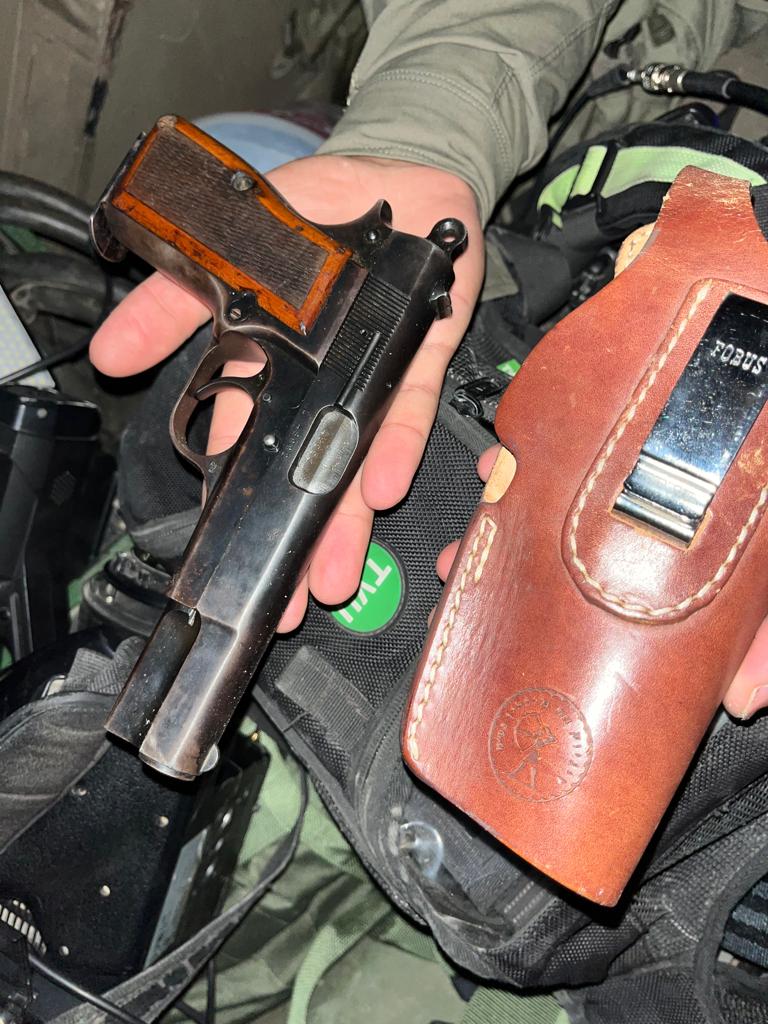 פריטי האמל"ח שאותרו