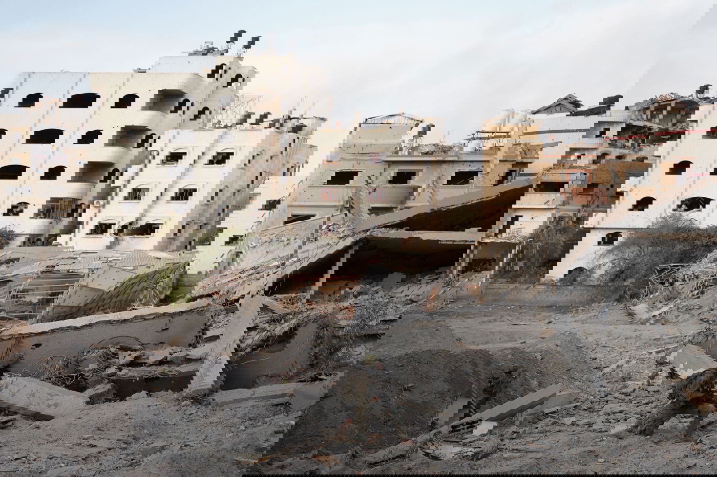 פעילות צוות הקרב החטיבתי של חטיבת הצנחנים בשכונת רימאל בעזה