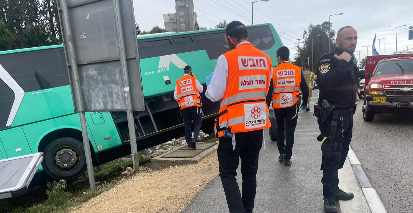 זירת התאונה