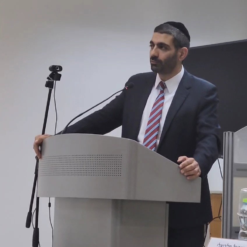 השר מלכיאלי נואם בנפגש