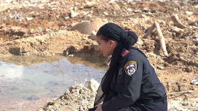 החוקרת הודיה הרוש בזירה