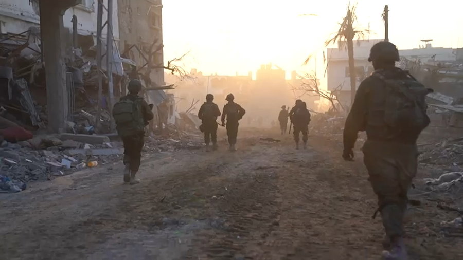 תיעוד מפעילות כוחות חטיבת נח"ל בפאתי ג'באליה