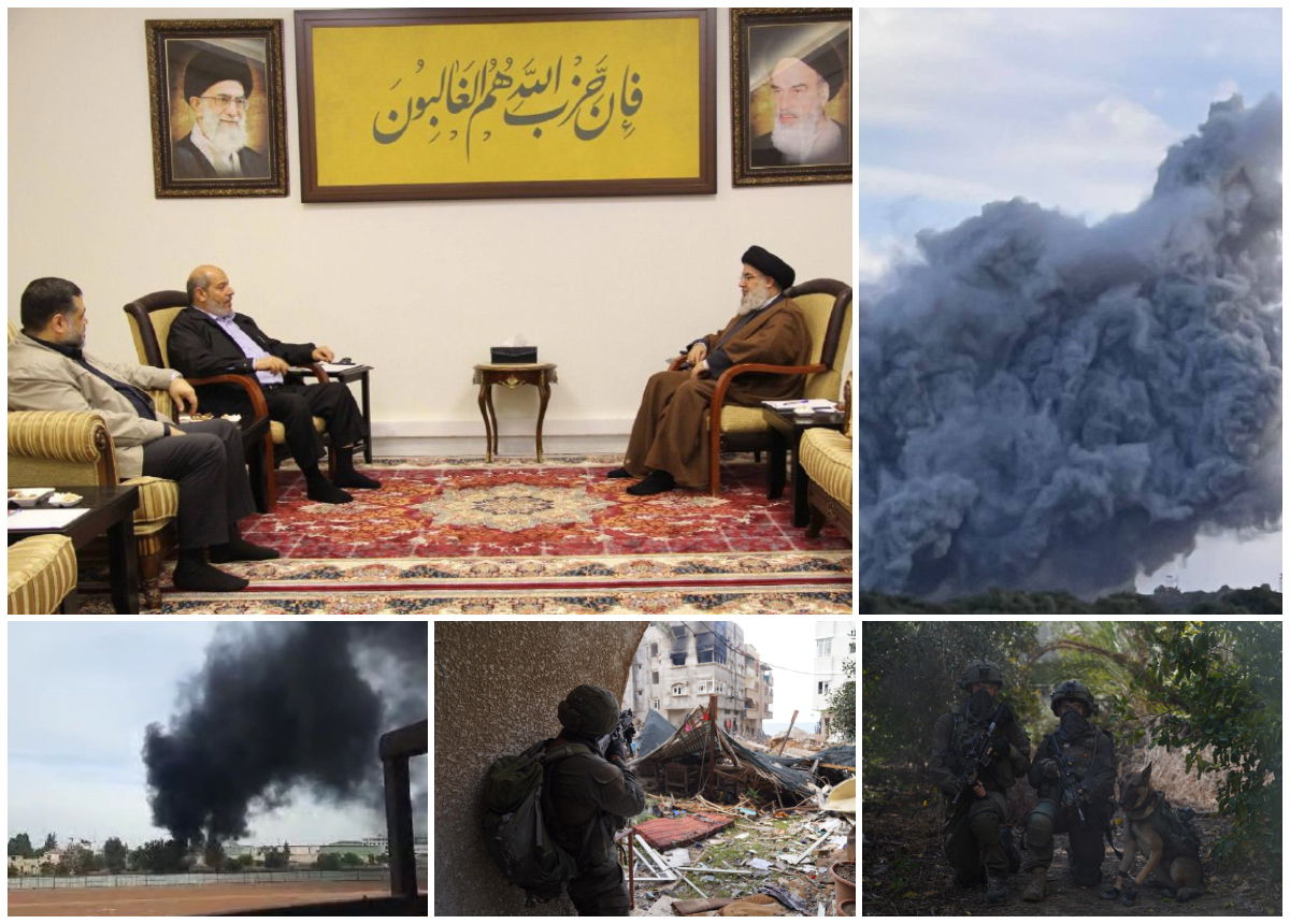 מפגש פסגה בלבנון - נסראללה במפגש עם בכירי החמאס | לבנון ועזה, היום