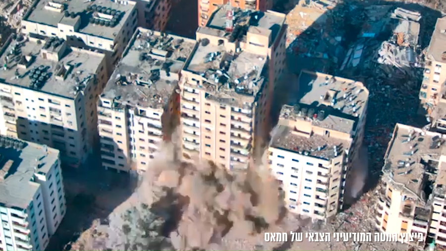 פיצוץ המטה המודיעיני של חמאס