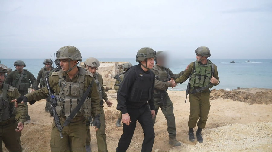 הסיור של גלנט בעזה