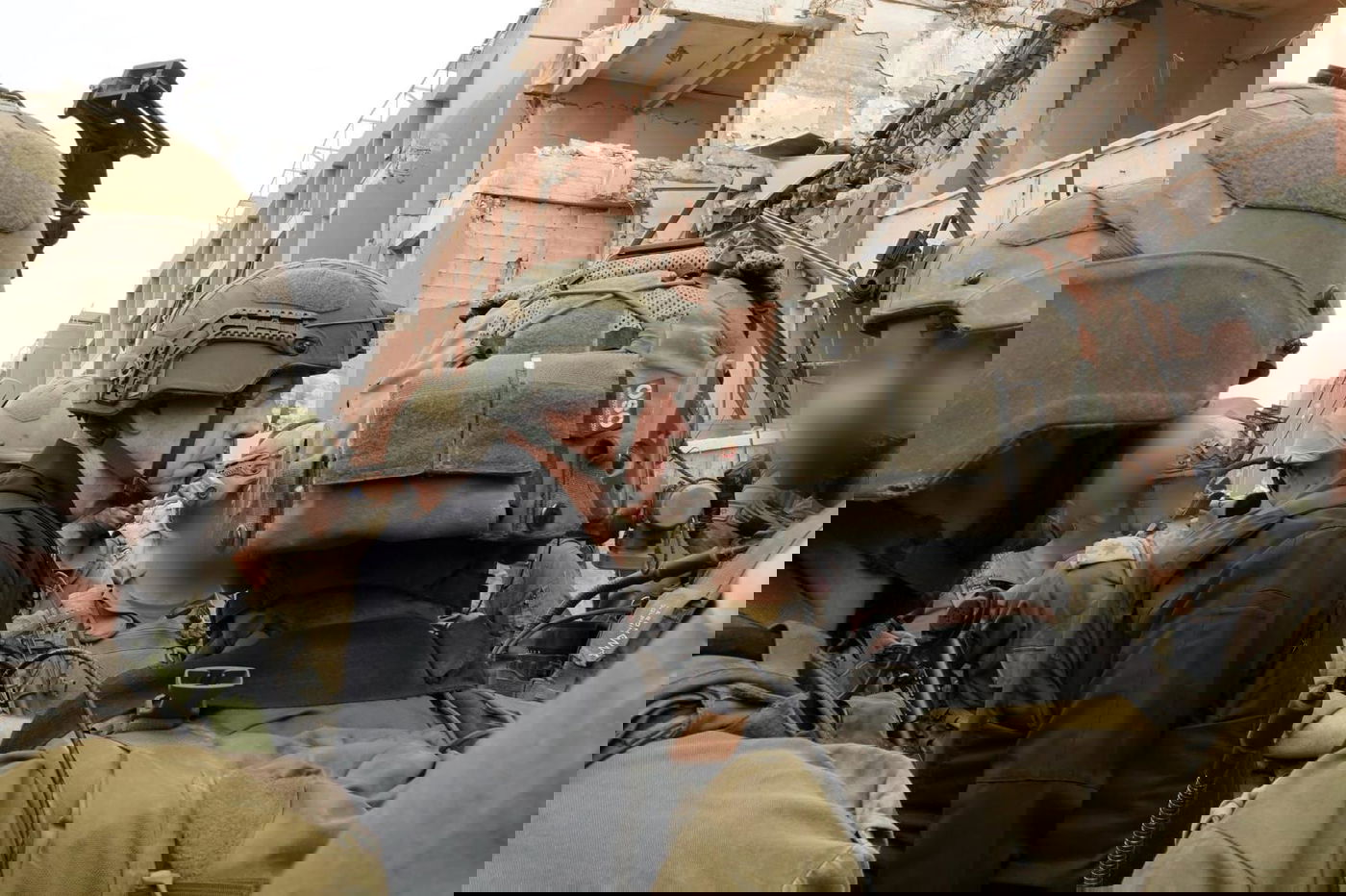 גלנט בסיור בעזה