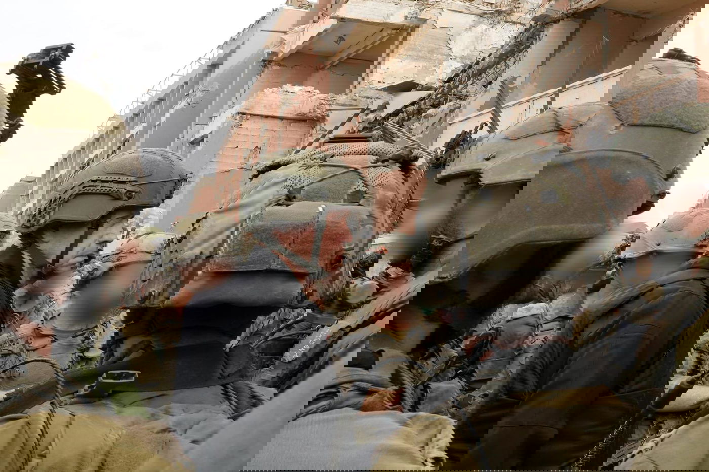 גלנט בסיור בעזה