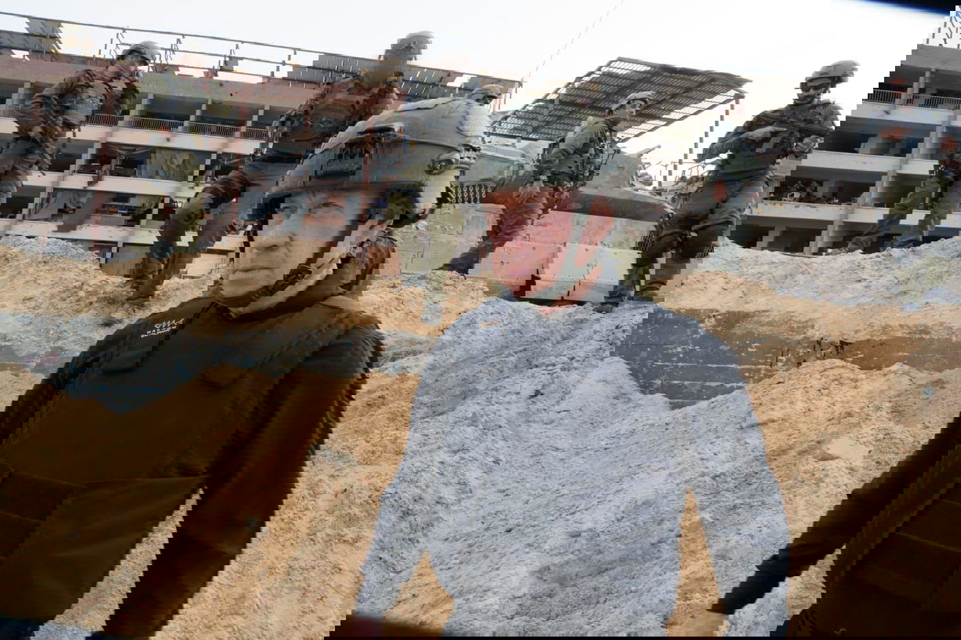 גלנט בסיור בעזה