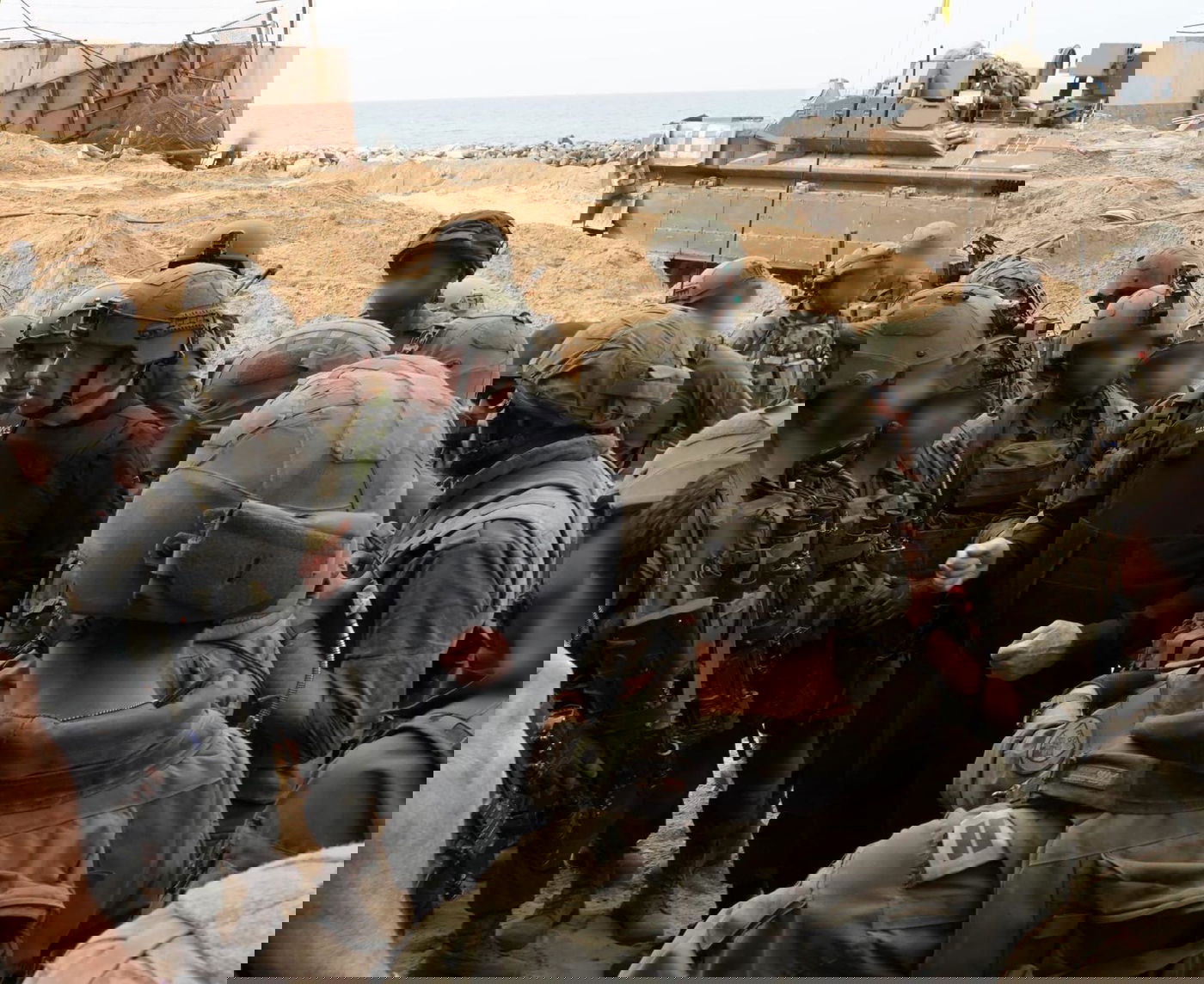 גלנט בסיור בעזה