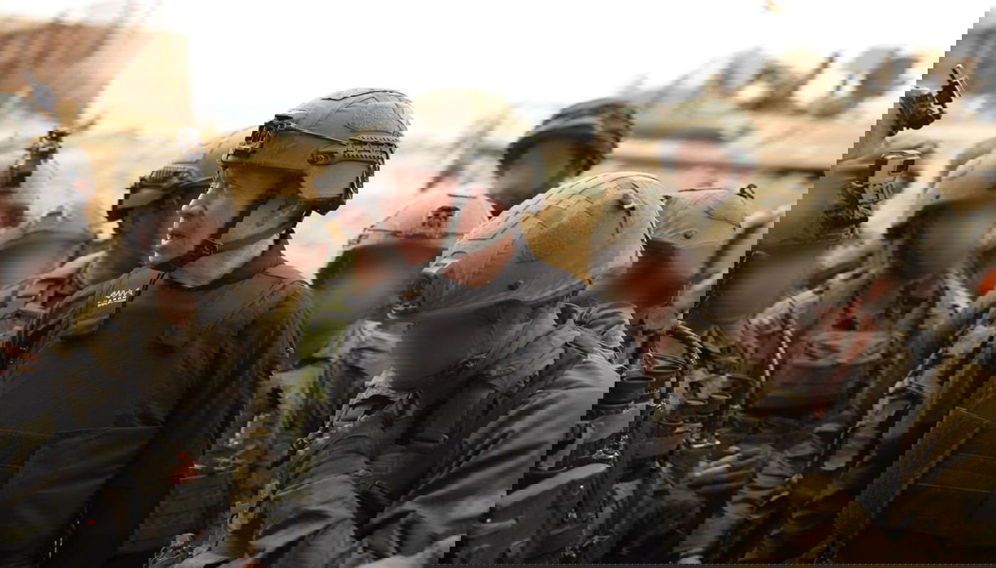 גלנט בסיור בעזה