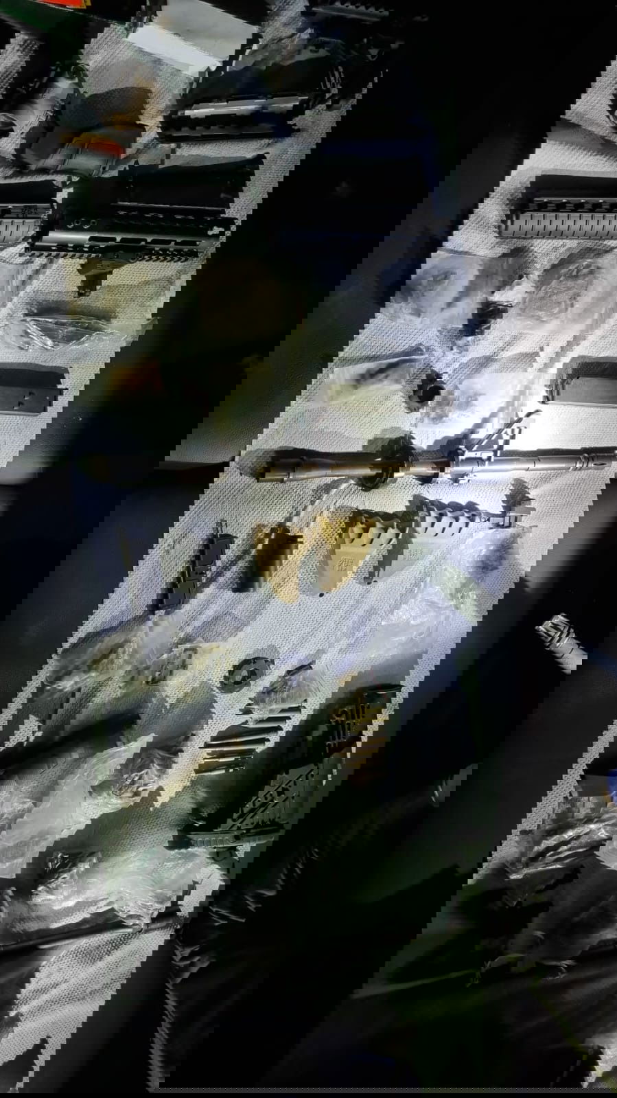 אמצעי הלחימה והציוד הצבאי שהוחרמו