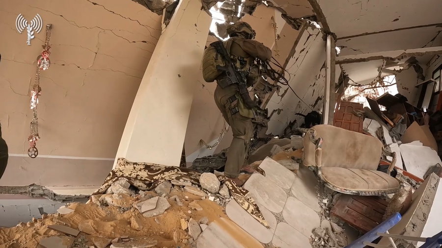 פעילות יחידת עוקץ ברצועת עזה