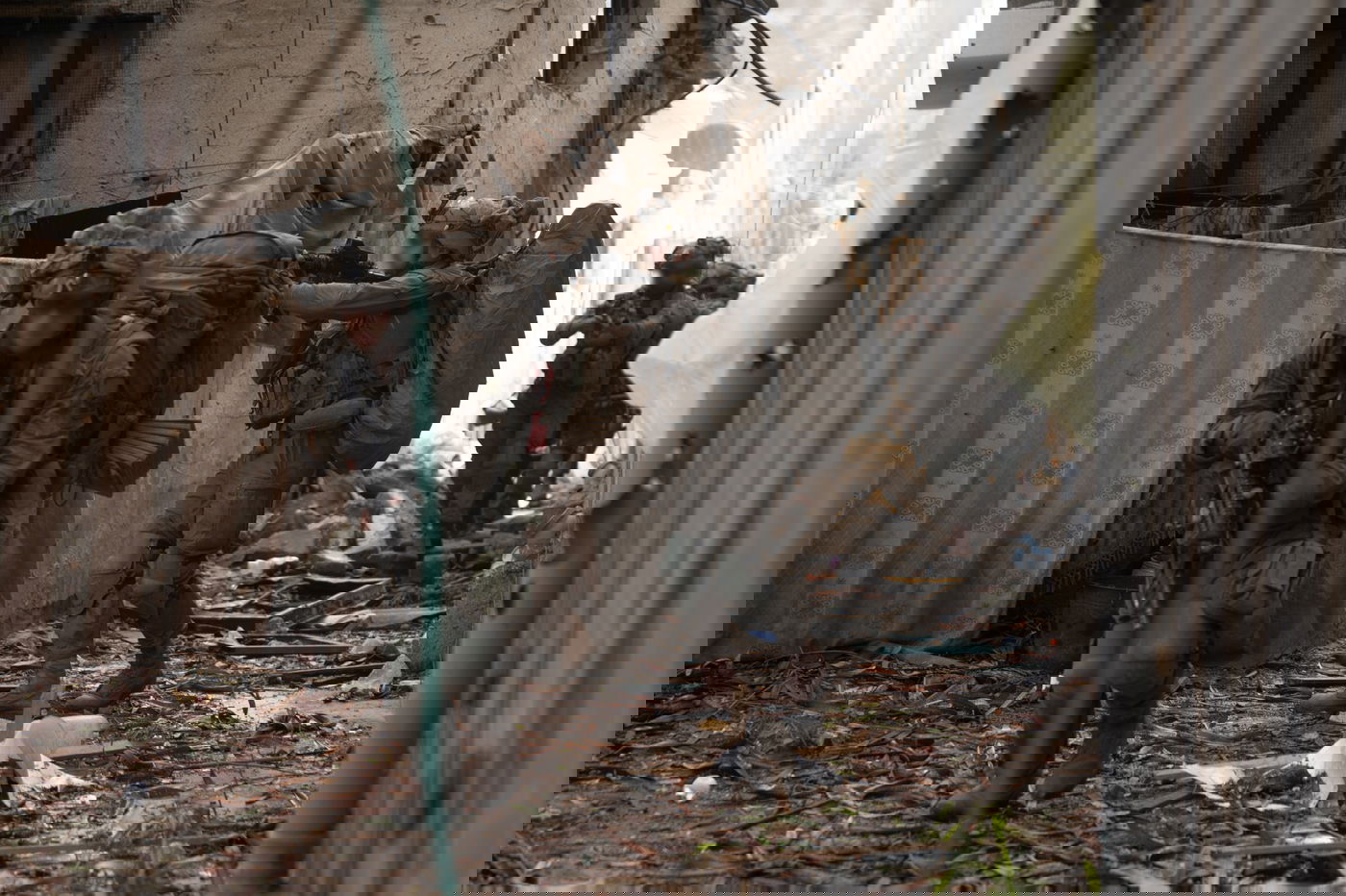 לוחמי יחידת אגוז בפעילות במחנה הפליטים שאטי