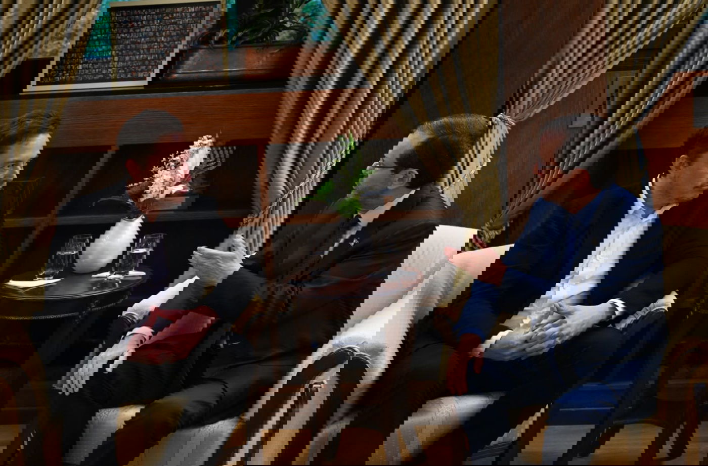 פגישת הנשיא הרצוג עם אילון מאסק