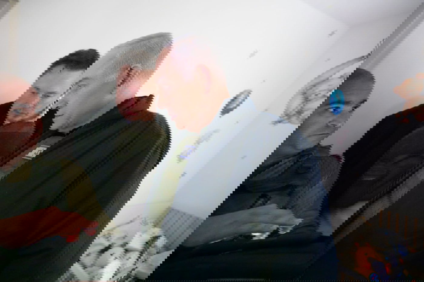 נתניהו ומאסק בכפר עזה