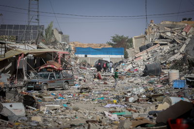 חורבות רצועת עזה