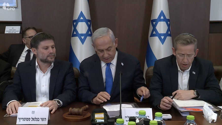 פתח ישיבת הממשלה היום 