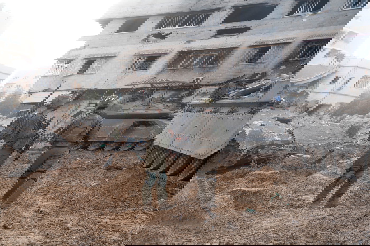 הלוחמים בעזה אתמול