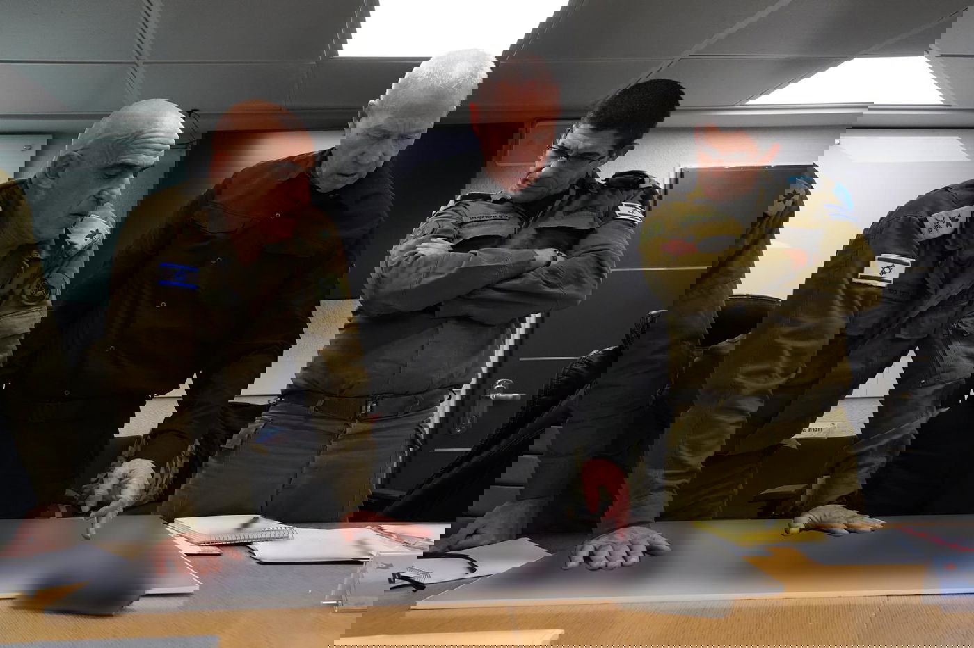 השר יואב גלנט בפיקוד הדרום