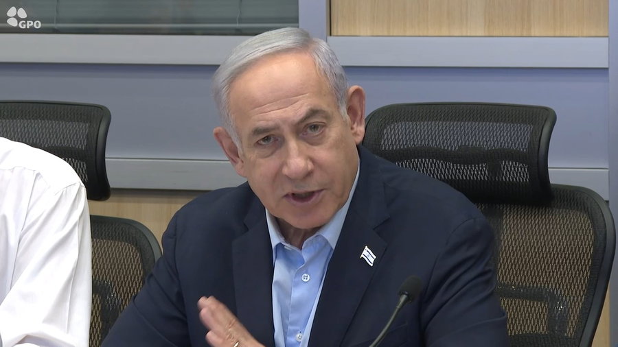 נתניהו בישיבת הקבינט