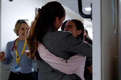 משפחת קלדרון לאחר השחרור מעזה